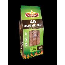 40 Allume-feux laines de bois - FLAMINO